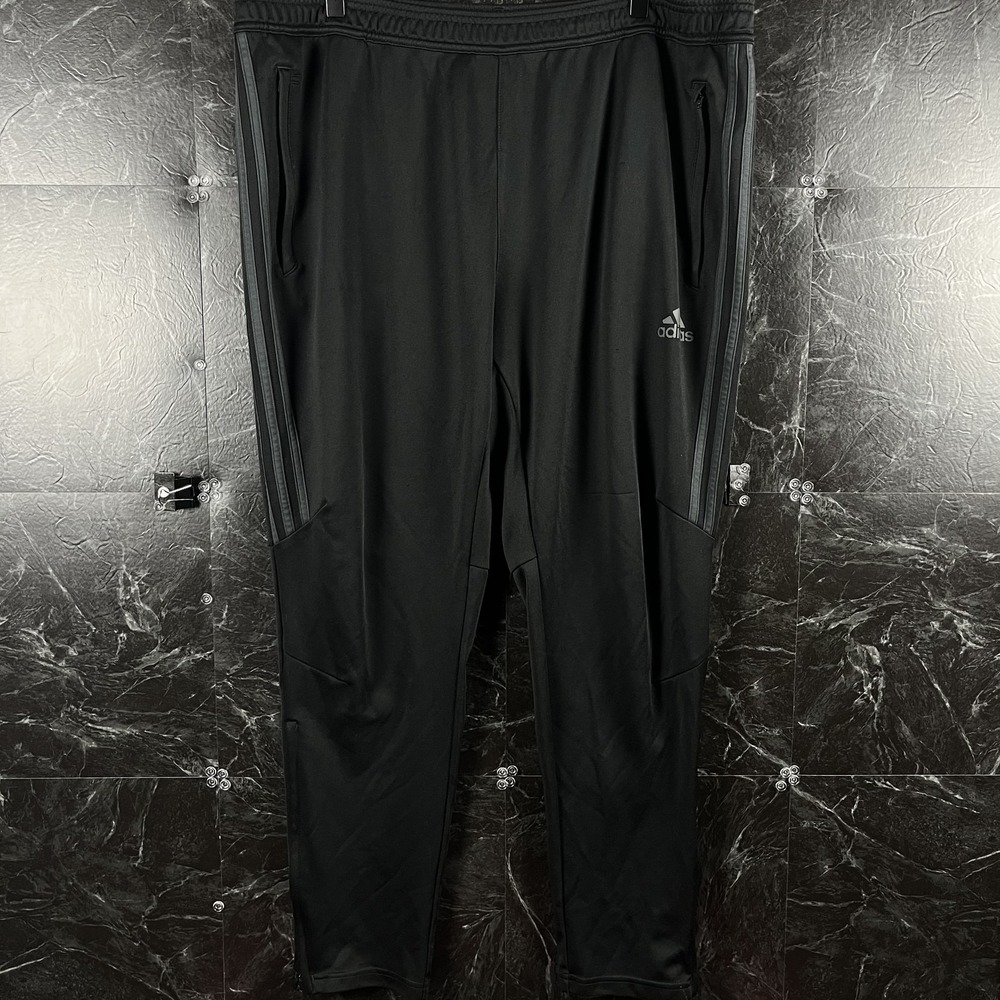 Adidas Men's Black Striped Hem Sweatpants 2XL